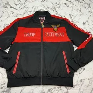 TROOP Pants Mens Troop Black Red Windbreaker Tracksuit